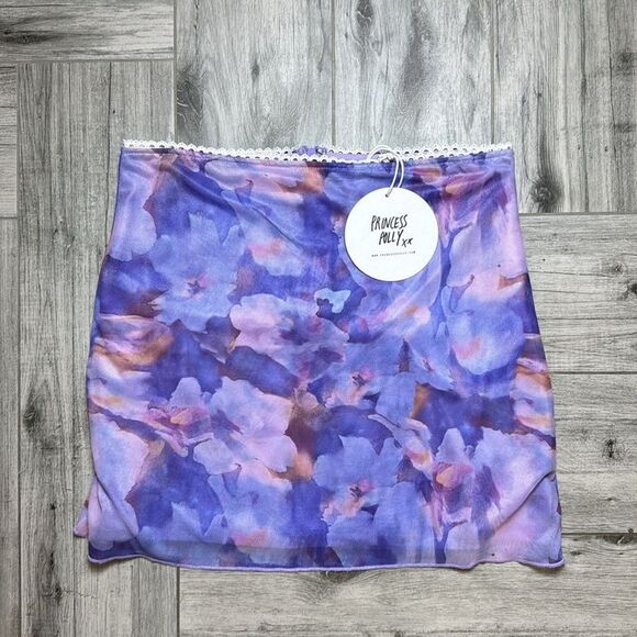 Princess Polly PATTIE MESH MINI SKIRT SIZE 8 - Picture 1 of 7